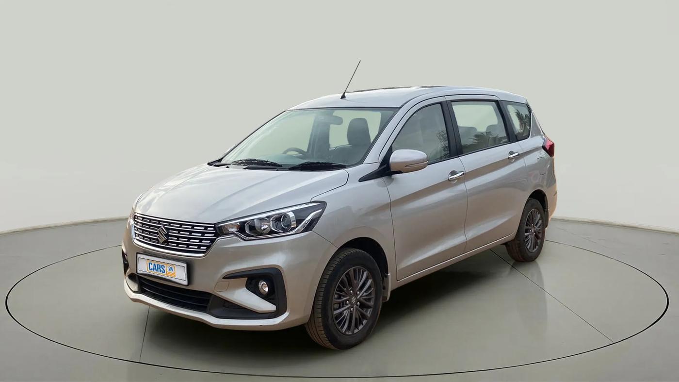 2020 Maruti Ertiga ZXI AT SHVS, Petrol, Automatic, 27,426 km, Left Front Diagonal