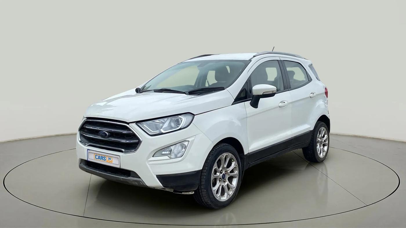 2018 Ford Ecosport TITANIUM + 1.5L PETROL AT, Petrol, Automatic, 51,153 km, Left Front Diagonal