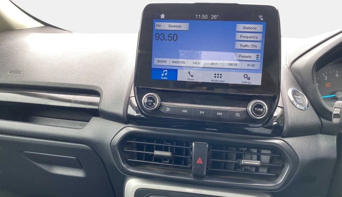 2018 Ford Ecosport TITANIUM + 1.5L PETROL AT, Petrol, Automatic, 51,153 km, Air Conditioner