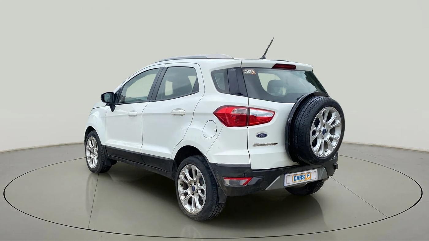 2018 Ford Ecosport TITANIUM + 1.5L PETROL AT, Petrol, Automatic, 51,153 km, Left Back Diagonal