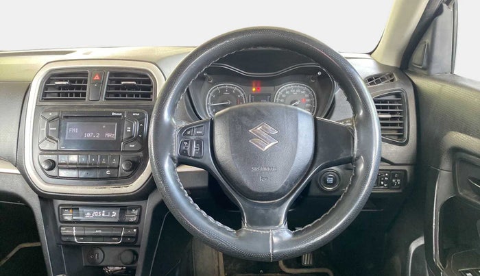 2020 Maruti Vitara Brezza VXI, Petrol, Manual, 66,100 km, Steering Wheel Close Up