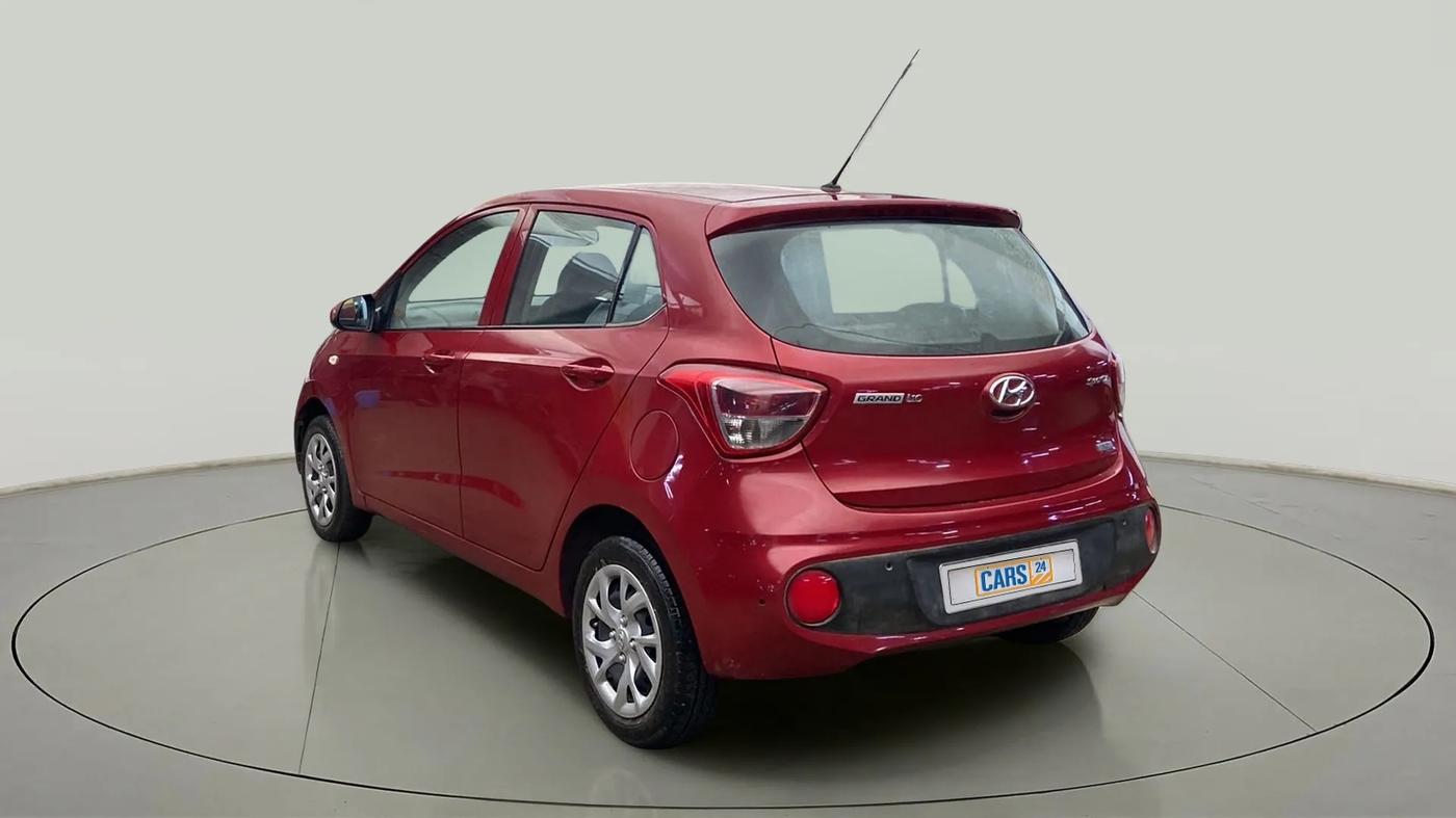 2018 Hyundai Grand i10 SPORTZ 1.2 KAPPA VTVT, Petrol, Manual, 57,210 km, Left Back Diagonal
