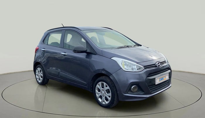 2014 Hyundai Grand i10 SPORTZ 1.2 KAPPA VTVT, Petrol, Manual, 47,742 km, Right Front Diagonal