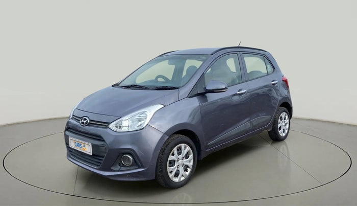 2014 Hyundai Grand i10 SPORTZ 1.2 KAPPA VTVT, Petrol, Manual, 47,742 km, Left Front Diagonal
