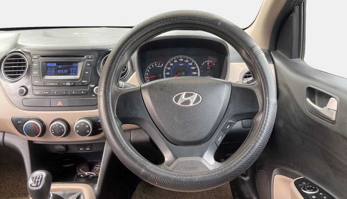 2014 Hyundai Grand i10 SPORTZ 1.2 KAPPA VTVT, Petrol, Manual, 47,742 km, Steering Wheel Close Up