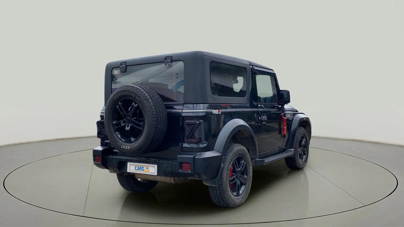 2023 Mahindra Thar LX P 2WD AT HT, Petrol, Automatic, 7,302 km, Right Back Diagonal