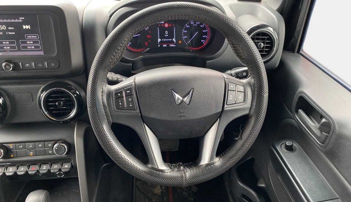 2023 Mahindra Thar LX P 2WD AT HT, Petrol, Automatic, 7,302 km, Steering Wheel Close Up