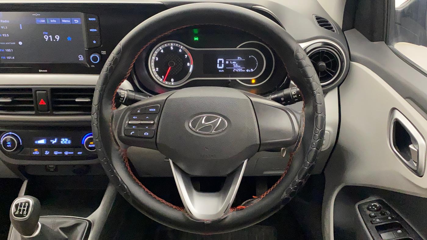 2022 Hyundai GRAND I10 NIOS SPORTZ 1.2 KAPPA VTVT, Petrol, Manual, 24,326 km, Steering Wheel Close Up
