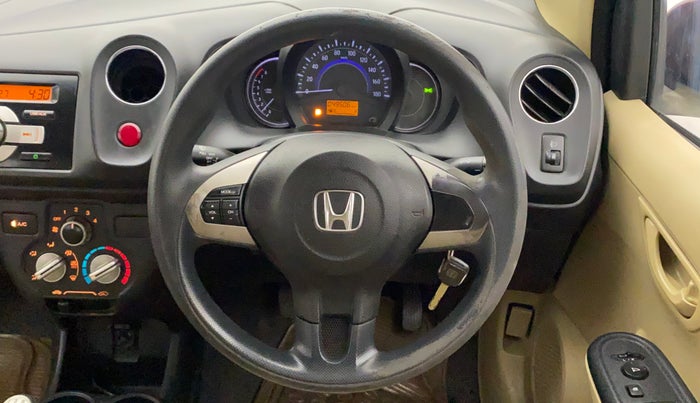 2015 Honda Amaze 1.2L I-VTEC S, Petrol, Manual, 49,585 km, Steering Wheel Close Up