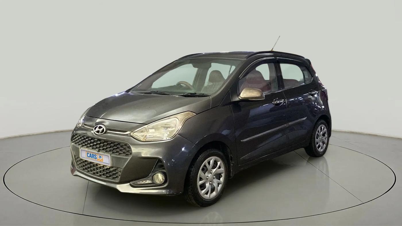 2019 Hyundai Grand i10 SPORTZ 1.2 KAPPA VTVT, CNG, Manual, 36,532 km, Left Front Diagonal
