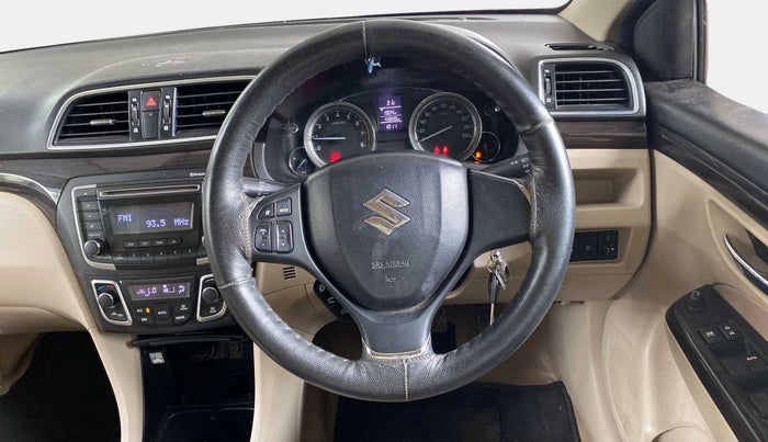 2018 Maruti Ciaz DELTA 1.4 MT PETROL, Petrol, Manual, 43,985 km, Steering Wheel Close Up