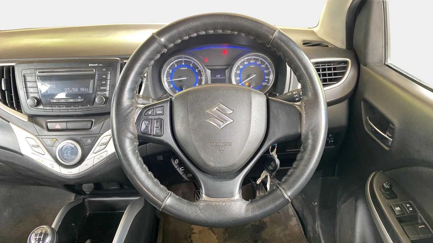 2018 Maruti Baleno DELTA PETROL 1.2, Petrol, Manual, 39,176 km, Steering Wheel Close Up