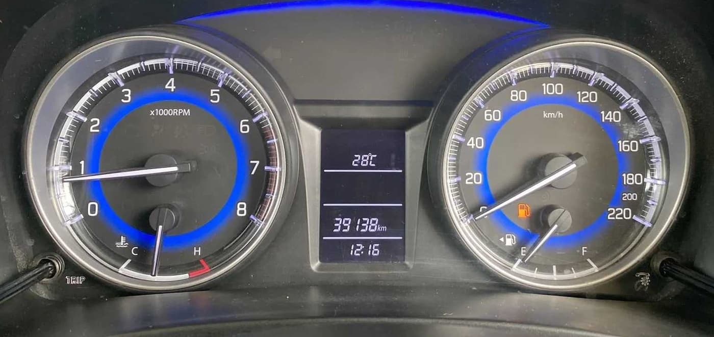 2018 Maruti Baleno DELTA PETROL 1.2, Petrol, Manual, 39,176 km, Odometer Image