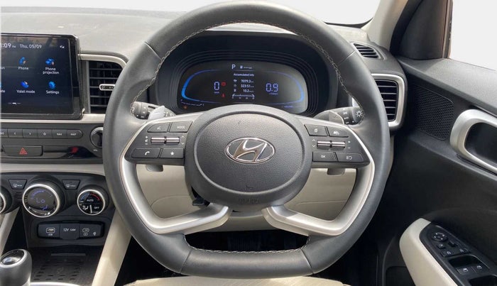 2022 Hyundai VENUE SX (O) 1.0 TURBO DCT, Petrol, Automatic, 7,060 km, Steering Wheel Close Up