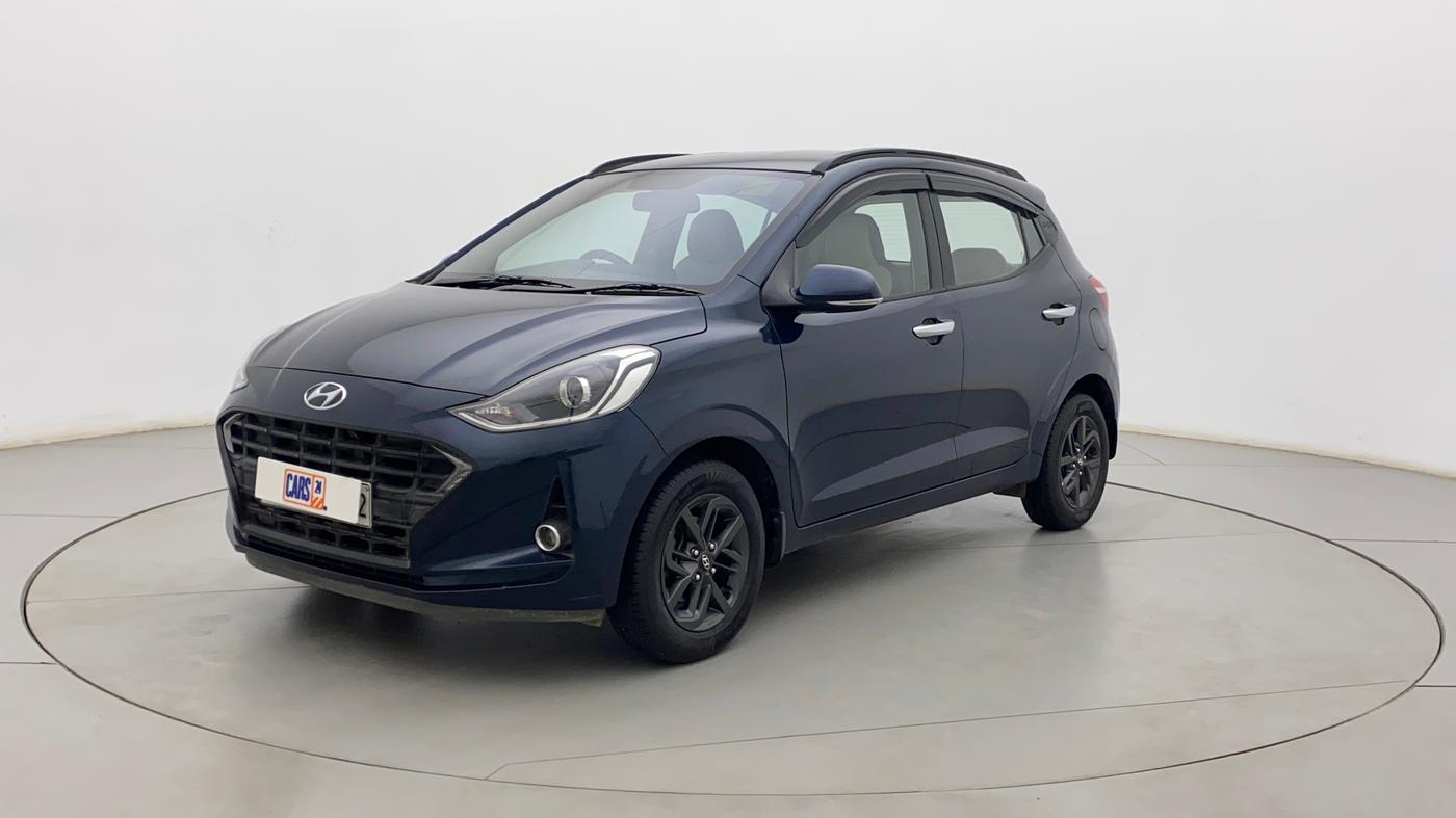 2019 Hyundai GRAND I10 NIOS SPORTZ AMT 1.2 KAPPA VTVT, Petrol, Automatic, 27,674 km, Left Front Diagonal