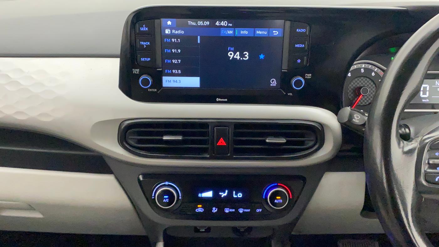 2019 Hyundai GRAND I10 NIOS SPORTZ AMT 1.2 KAPPA VTVT, Petrol, Automatic, 27,674 km, Air Conditioner