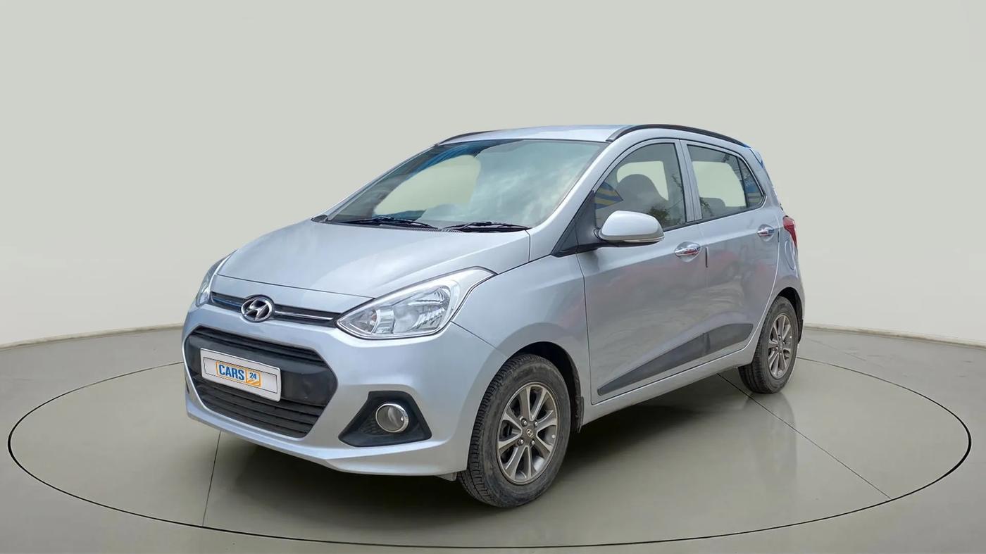 2014 Hyundai Grand i10 ASTA 1.2 KAPPA VTVT, Petrol, Manual, 75,347 km, Left Front Diagonal
