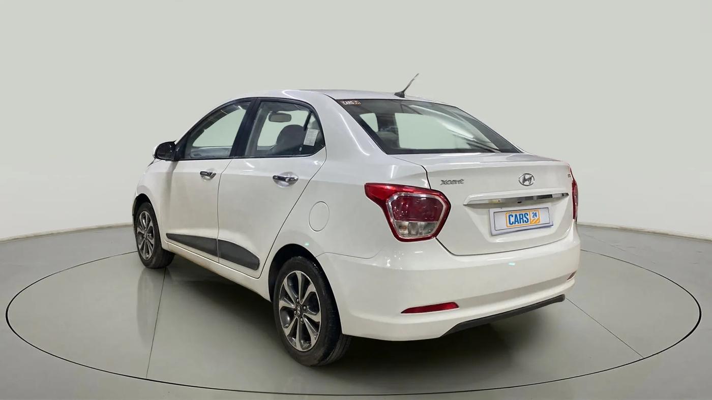2014 Hyundai Xcent SX AT 1.2 (O), Petrol, Automatic, 25,787 km, Left Back Diagonal
