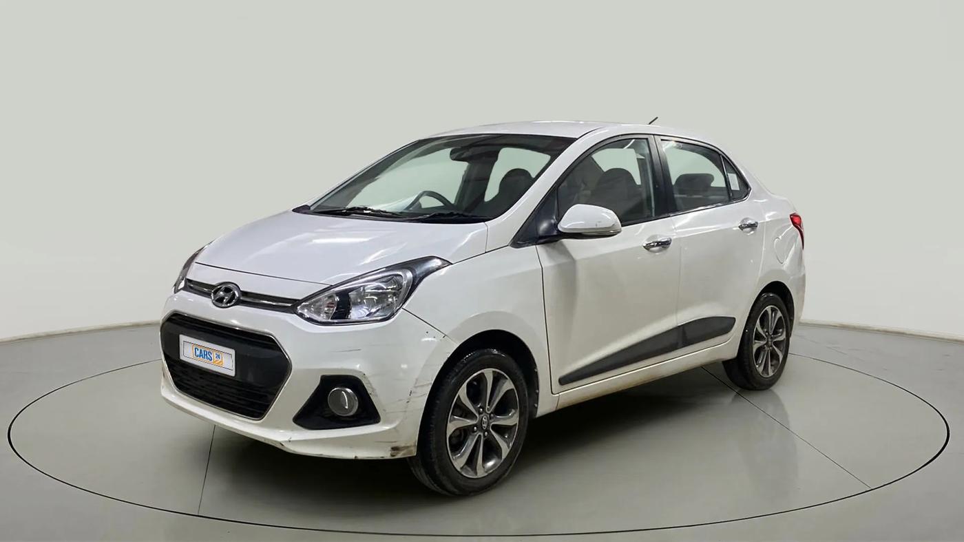 2014 Hyundai Xcent SX AT 1.2 (O), Petrol, Automatic, 25,787 km, Left Front Diagonal