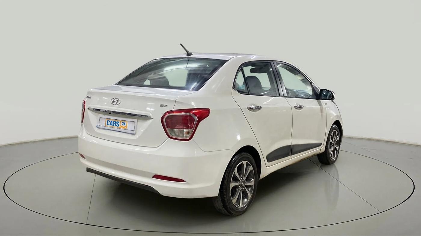 2014 Hyundai Xcent SX AT 1.2 (O), Petrol, Automatic, 25,787 km, Right Back Diagonal