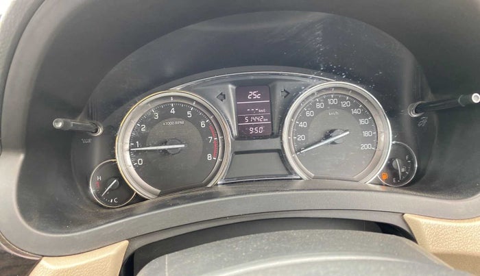 2018 Maruti Ciaz SIGMA 1.4 MT PETROL, Petrol, Manual, 51,795 km, Odometer Image