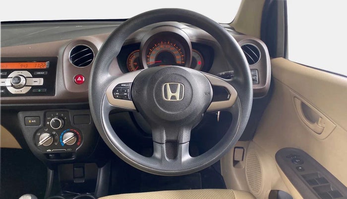 2013 Honda Brio S MT, Petrol, Manual, 35,907 km, Steering Wheel Close Up