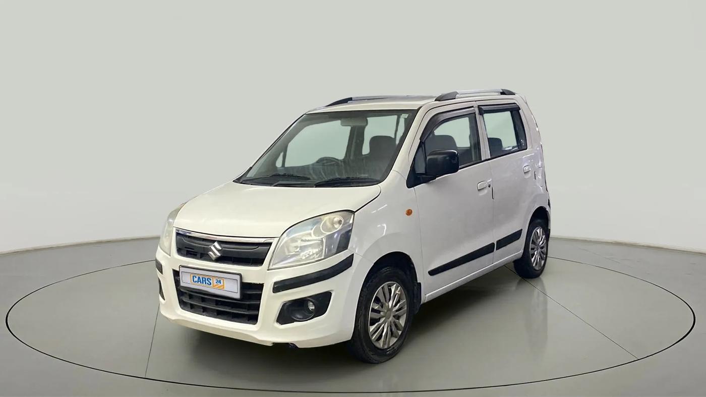 2014 Maruti Wagon R 1.0 VXI, CNG, Manual, 81,296 km, Left Front Diagonal