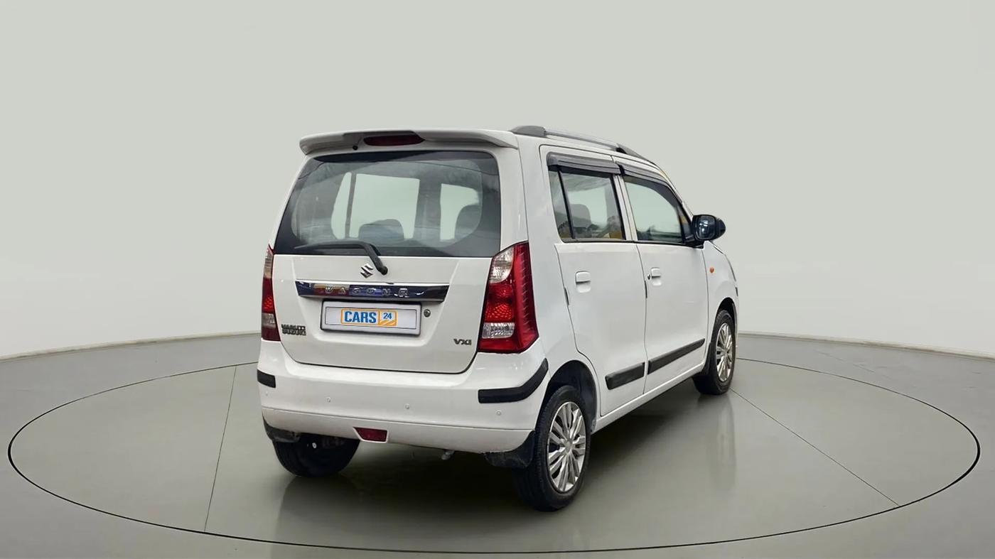 2014 Maruti Wagon R 1.0 VXI, CNG, Manual, 81,296 km, Right Back Diagonal