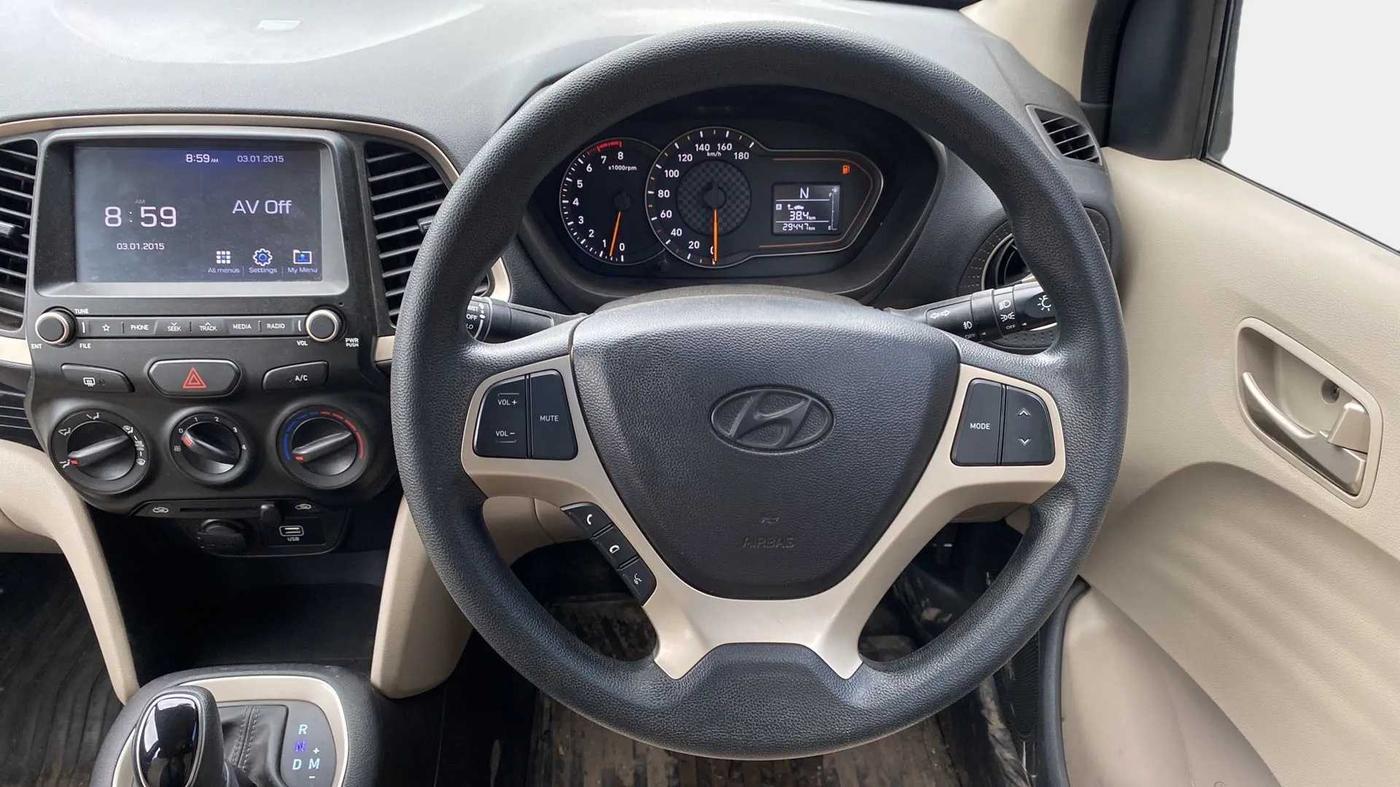 2019 Hyundai NEW SANTRO SPORTZ AMT, Petrol, Automatic, 29,408 km, Steering Wheel Close Up