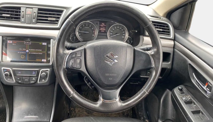 2016 Maruti Ciaz ZXI+, Petrol, Manual, 68,353 km, Steering Wheel Close Up