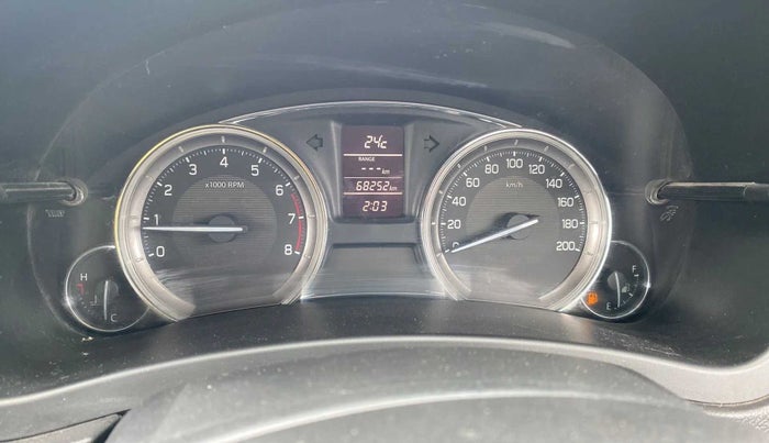 2016 Maruti Ciaz ZXI+, Petrol, Manual, 68,353 km, Odometer Image