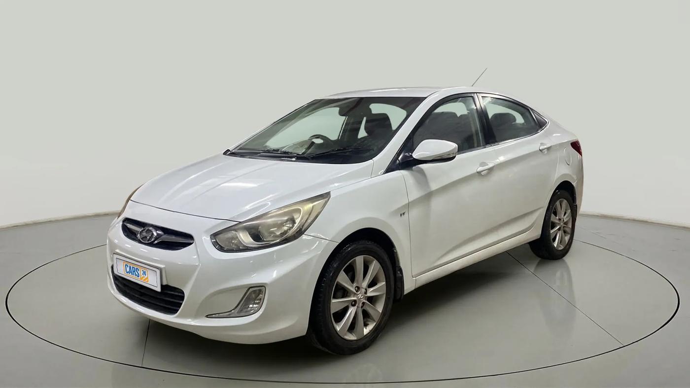 2012 Hyundai Verna FLUIDIC 1.6 VTVT SX, Petrol, Manual, 45,622 km, Left Front Diagonal