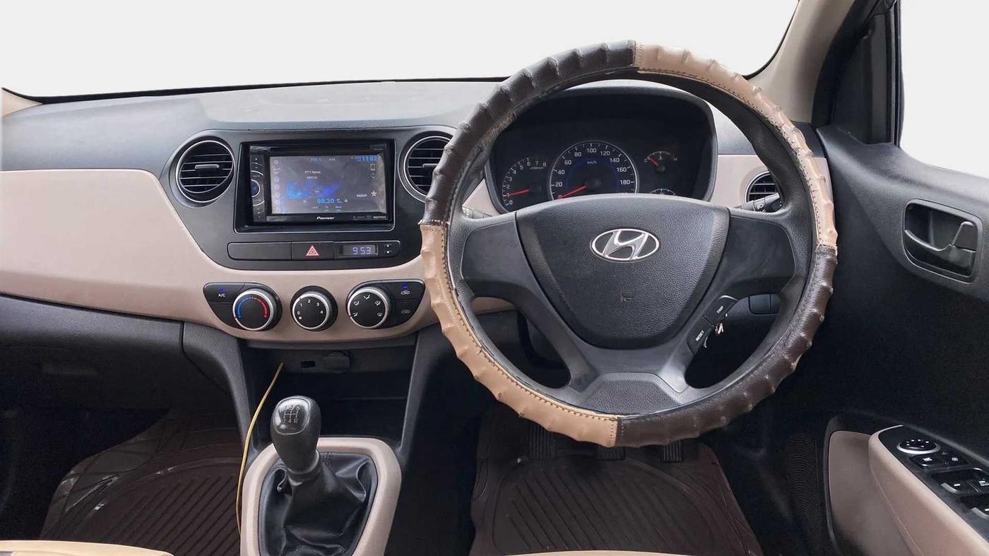 2013 Hyundai Grand i10 MAGNA 1.2 KAPPA VTVT, Petrol, Manual, 41,748 km, Steering Wheel Close Up