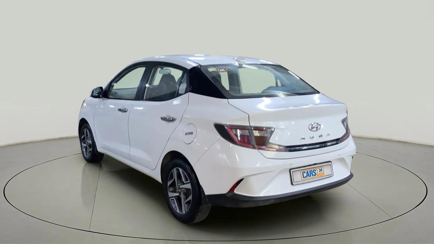 2020 Hyundai AURA SX 1.2, Petrol, Manual, 44,410 km, Left Back Diagonal