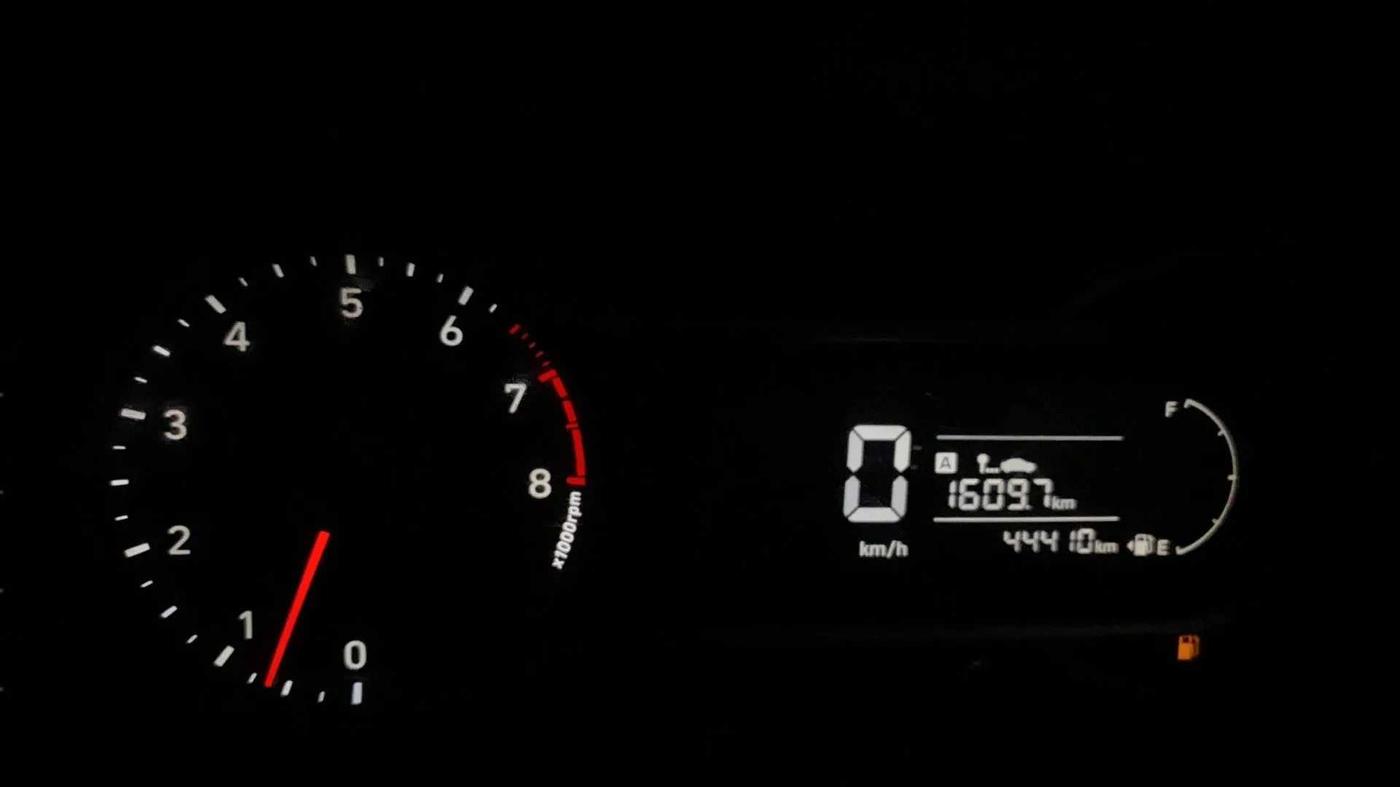 2020 Hyundai AURA SX 1.2, Petrol, Manual, 44,410 km, Odometer Image
