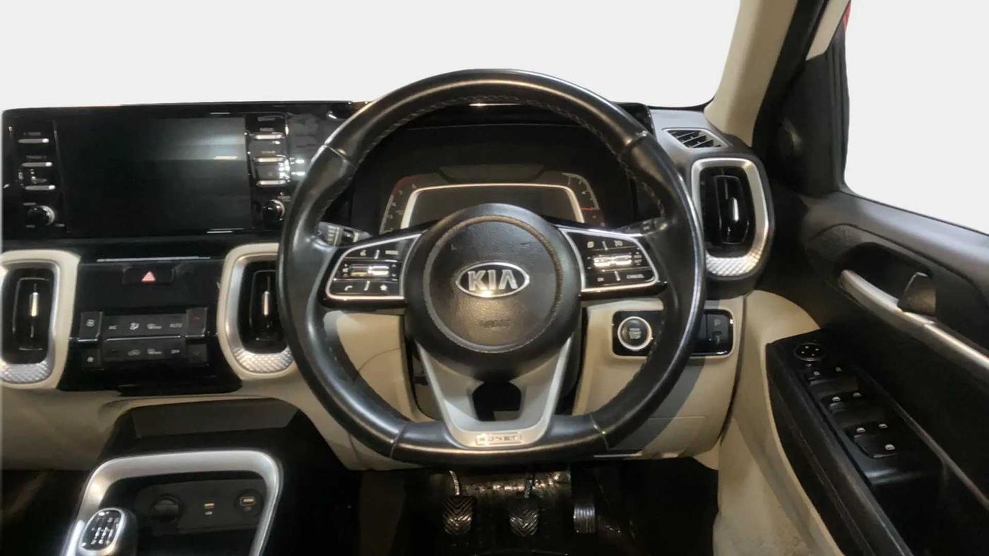 2020 KIA SONET HTX 1.5, Diesel, Manual, 66,780 km, Steering Wheel Close Up