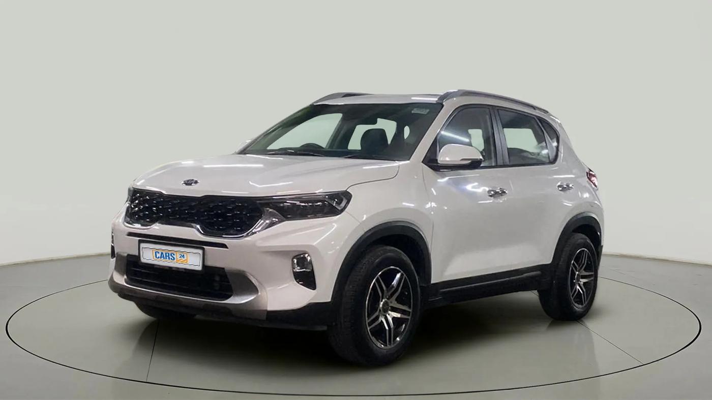 2020 KIA SONET HTX 1.5, Diesel, Manual, 66,780 km, Left Front Diagonal