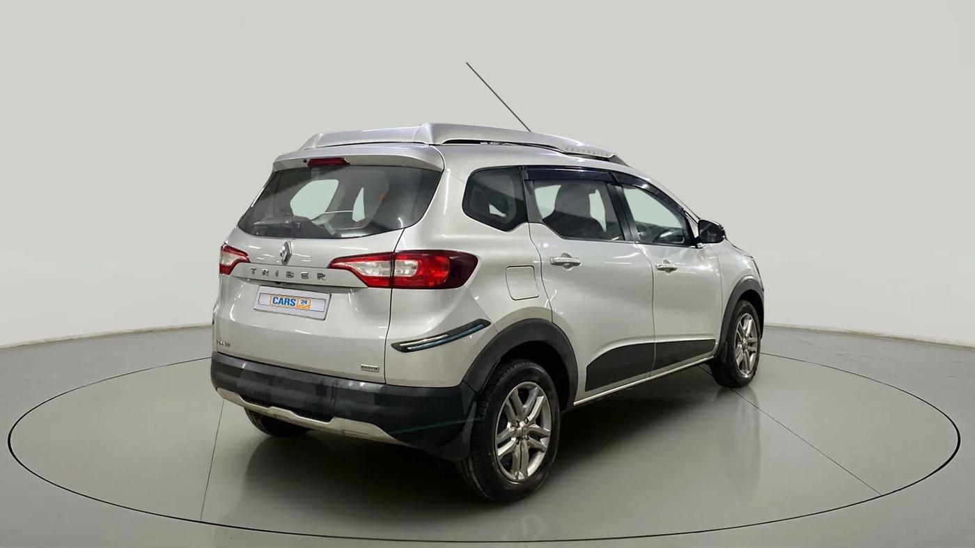 2021 Renault TRIBER RXZ AMT, Petrol, Automatic, 23,506 km, Right Back Diagonal