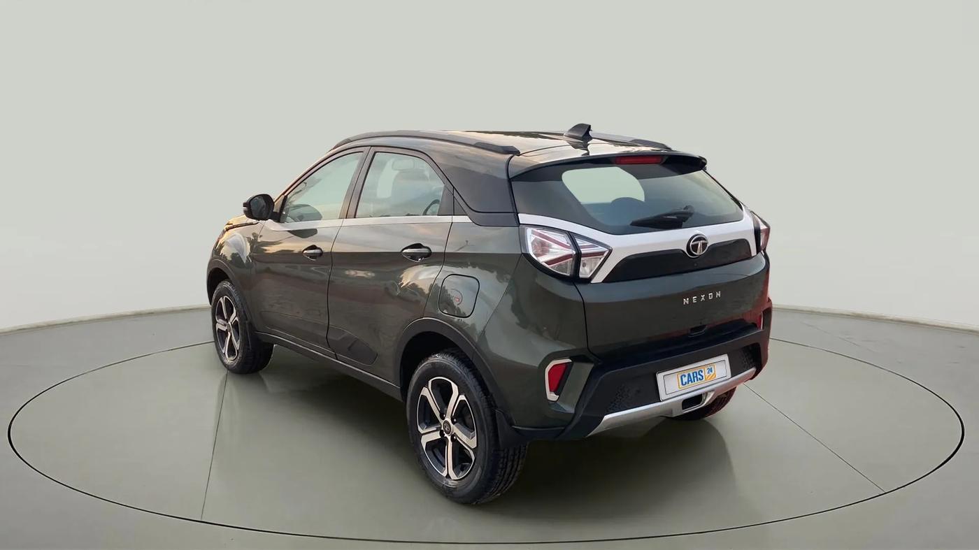 2021 Tata NEXON XZ PLUS PETROL, Petrol, Manual, 46,987 km, Left Back Diagonal
