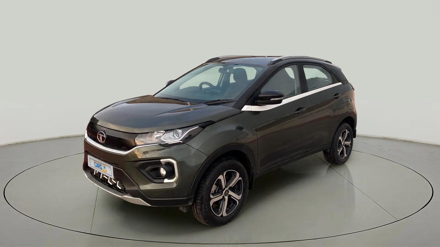 2021 Tata NEXON XZ PLUS PETROL, Petrol, Manual, 46,987 km, Left Front Diagonal