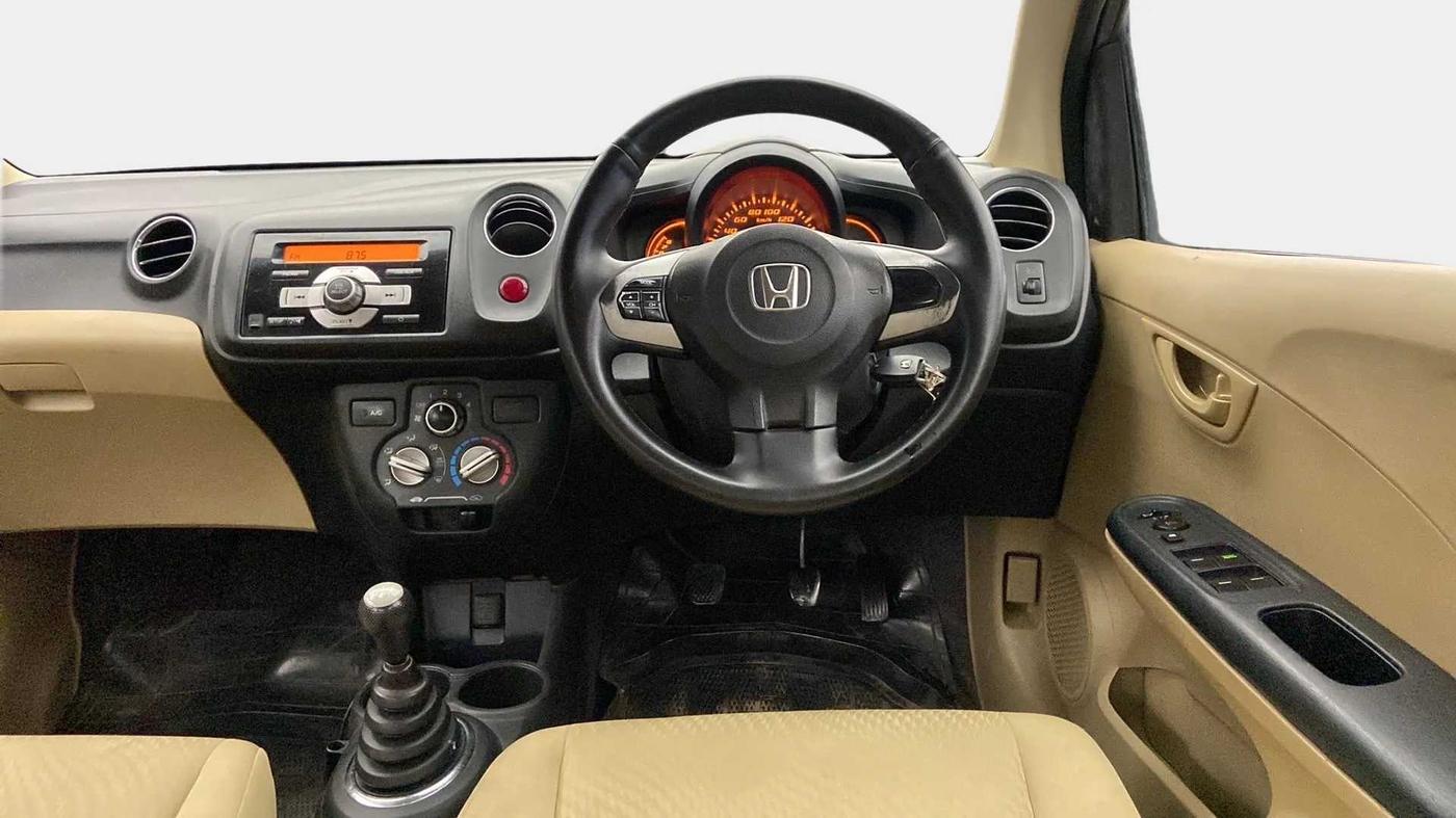 2014 Honda Amaze 1.2L I-VTEC S, Petrol, Manual, 82,963 km, Steering Wheel Close Up