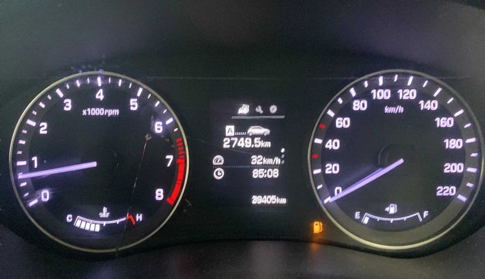 2017 Hyundai Elite i20 ASTA 1.2 (O), Petrol, Manual, 39,448 km, Odometer Image