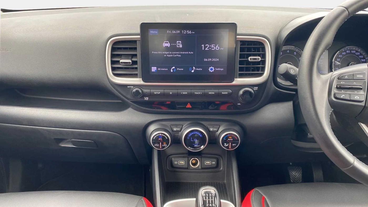 2022 Hyundai VENUE SX 1.0 TURBO IMT, Petrol, Manual, 27,838 km, Air Conditioner