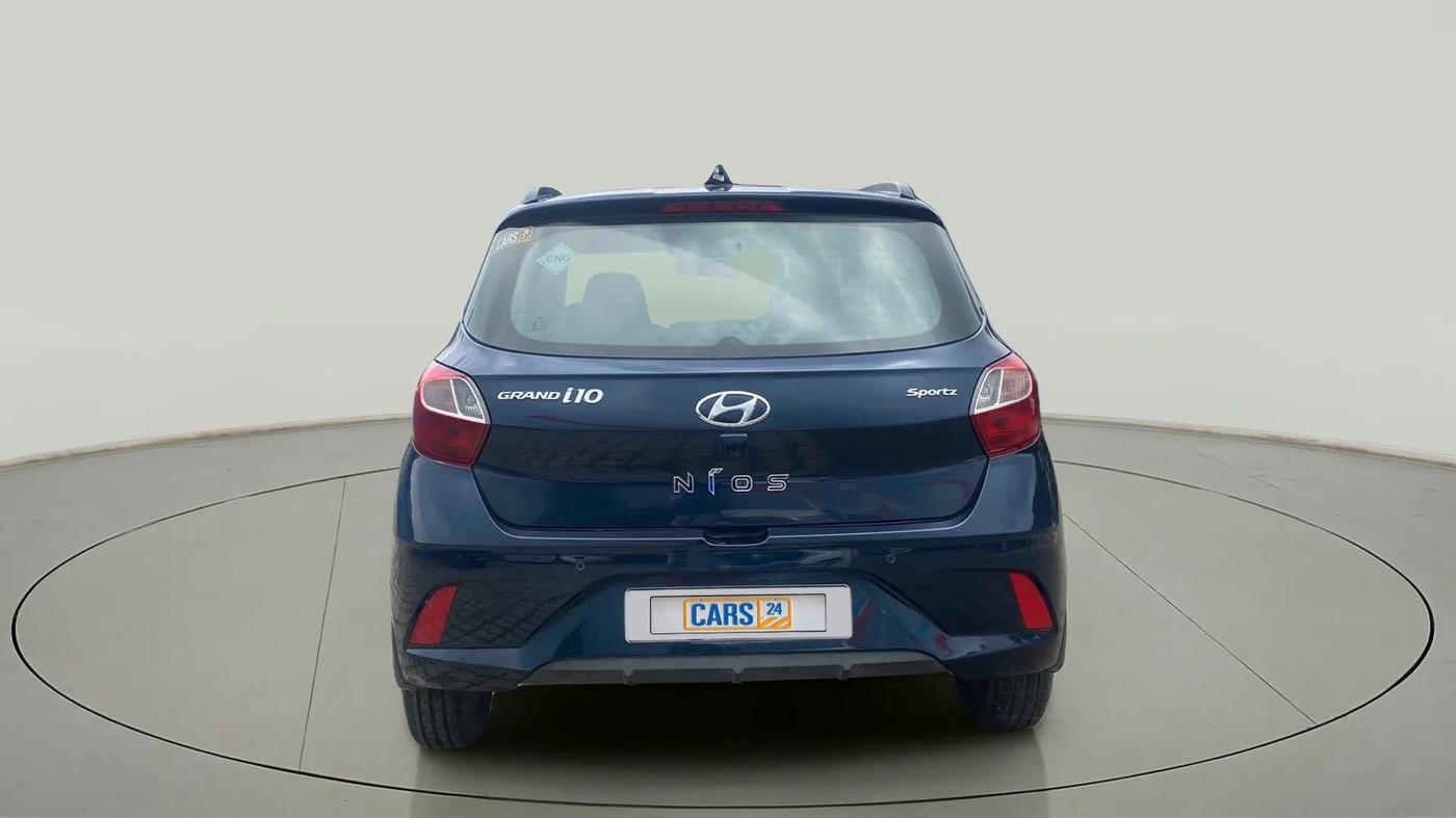 2022 Hyundai GRAND I10 NIOS SPORTZ 1.2 KAPPA VTVT CNG, CNG, Manual, 20,677 km, Back/Rear