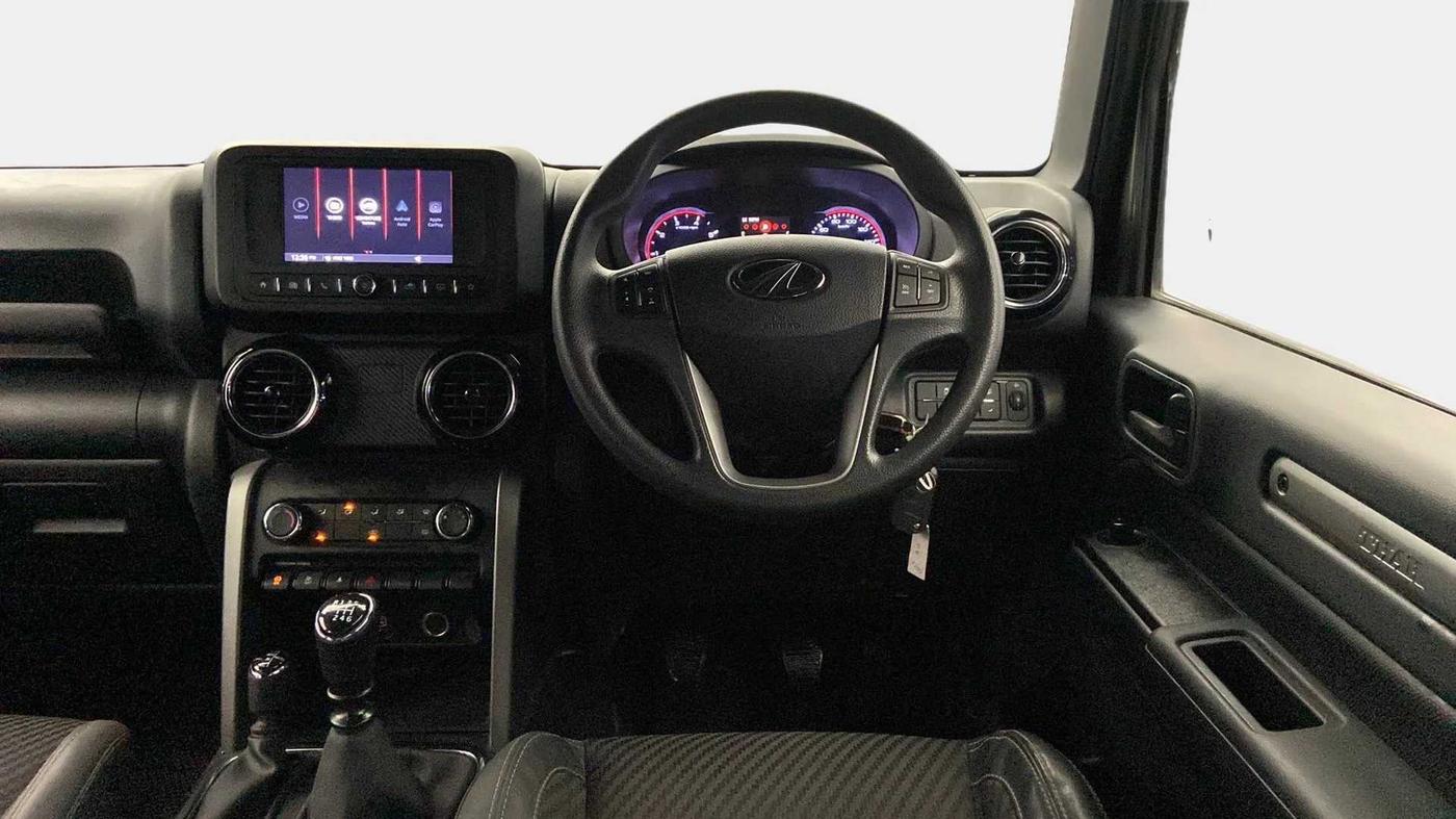 2022 Mahindra Thar LX HT PETROL 4WD MT, Petrol, Manual, 5,432 km, Steering Wheel Close Up