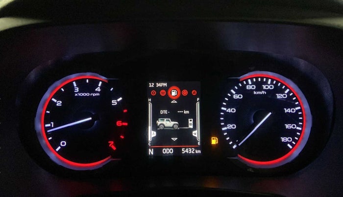 2022 Mahindra Thar LX HT PETROL 4WD MT, Petrol, Manual, 5,432 km, Odometer Image