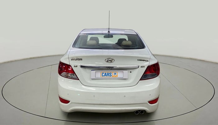 2013 Hyundai Verna FLUIDIC 1.6 VTVT SX, Petrol, Manual, 70,990 km, Back/Rear