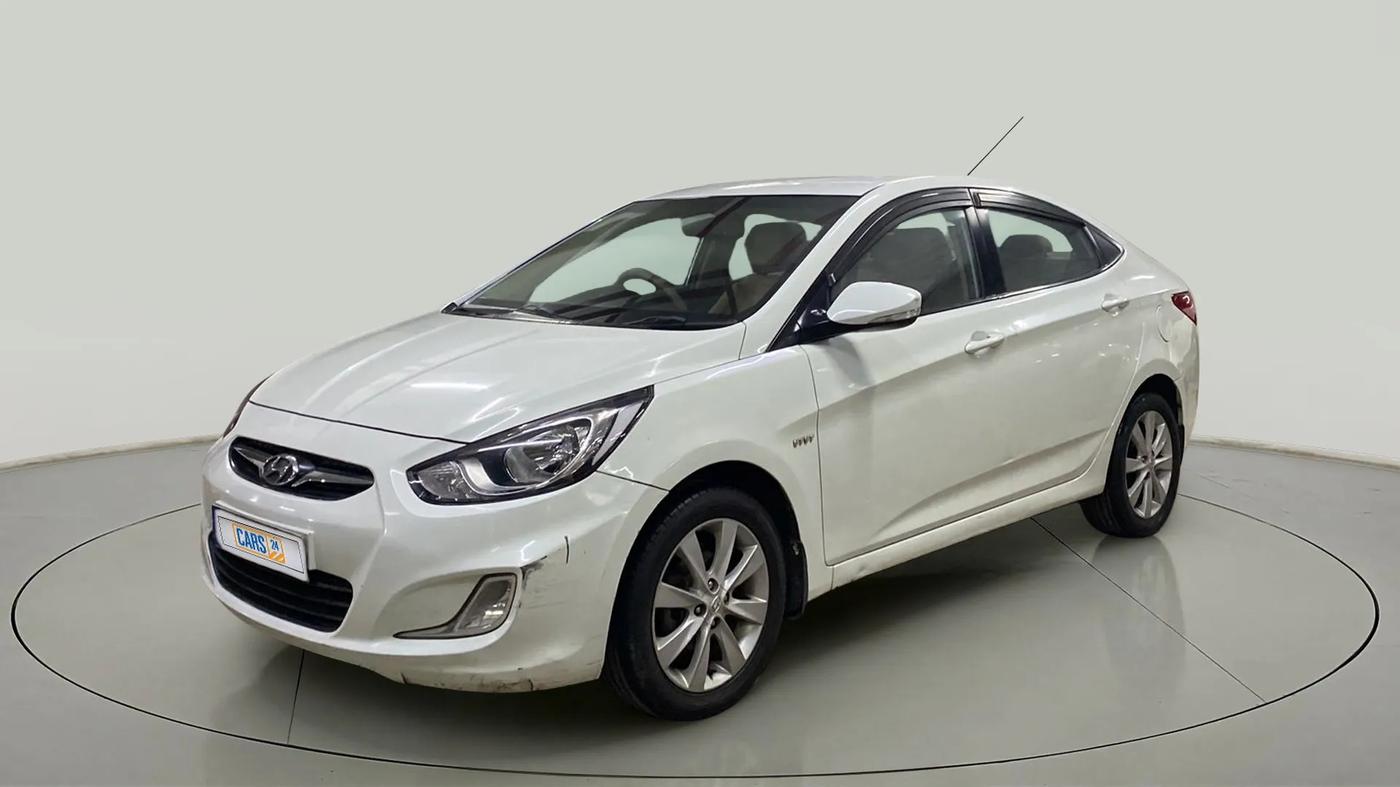 2013 Hyundai Verna FLUIDIC 1.6 VTVT SX, Petrol, Manual, 70,990 km, Left Front Diagonal