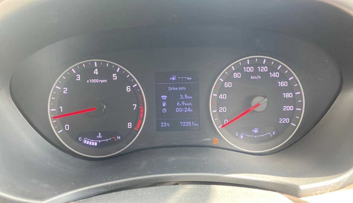 2018 Hyundai Elite i20 ASTA 1.2 (O), Petrol, Manual, 72,246 km, Odometer Image