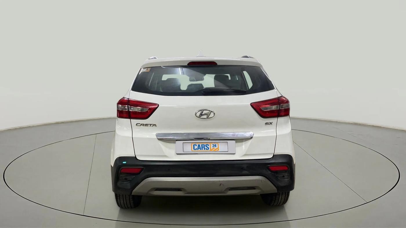 2019 Hyundai Creta SX AT 1.6 PETROL, Petrol, Automatic, 21,618 km, Back/Rear